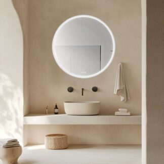 Radiant Olek LED Mirror 600mm - 900mm - White