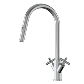 Suprema Xpress Fit X-Gen Dual Handle Retractable Sink Mixer