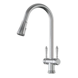 Suprema Xpress Fit Xquisite Dual Handle Retractable Sink Mixer